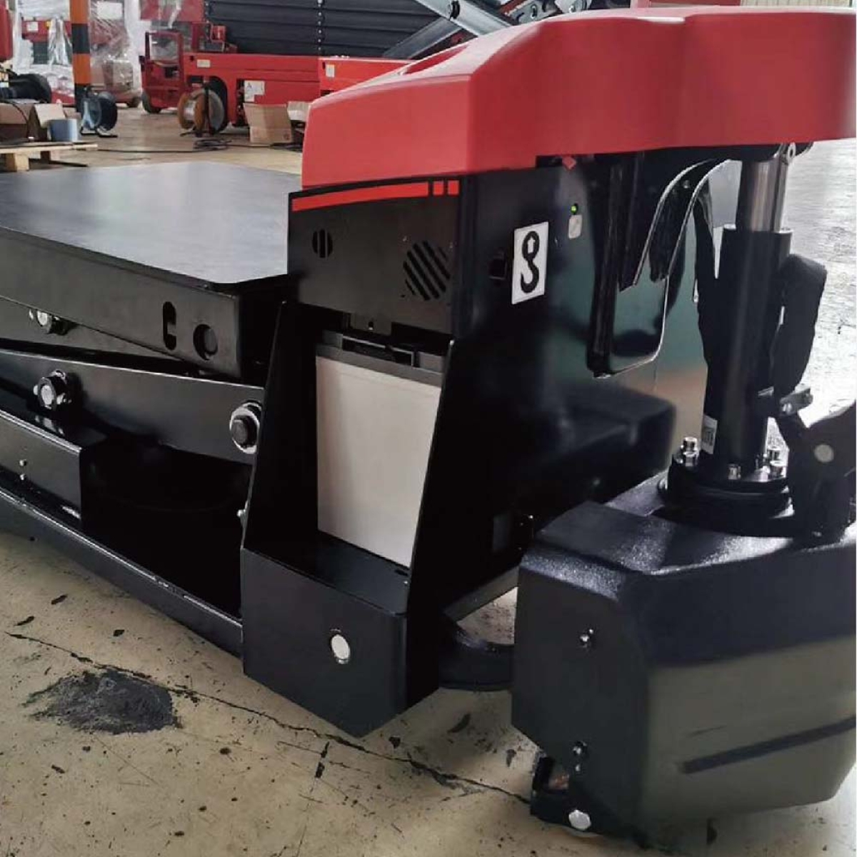 Transpaleta eléctrica XB con plataforma