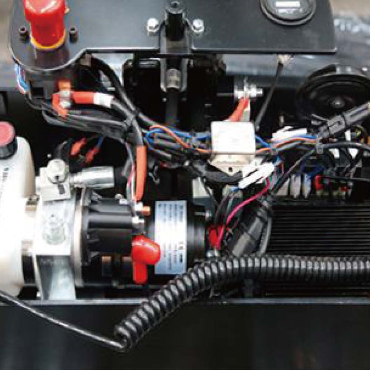 Transpaleta eléctrica XB con plataforma